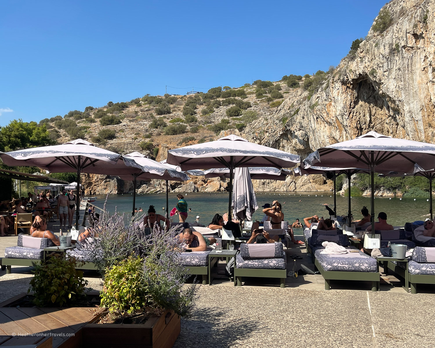 Lake Vouliagmeni near Athens &copy; Heatheronhertravels.com