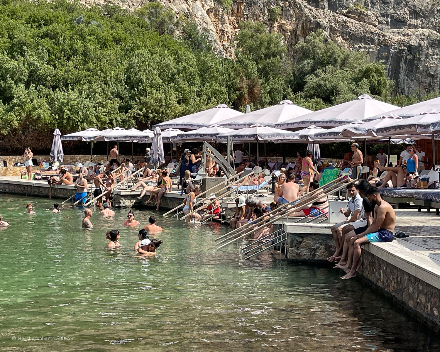 Lake Vouliagmeni near Athens &copy; Heatheronhertravels.com