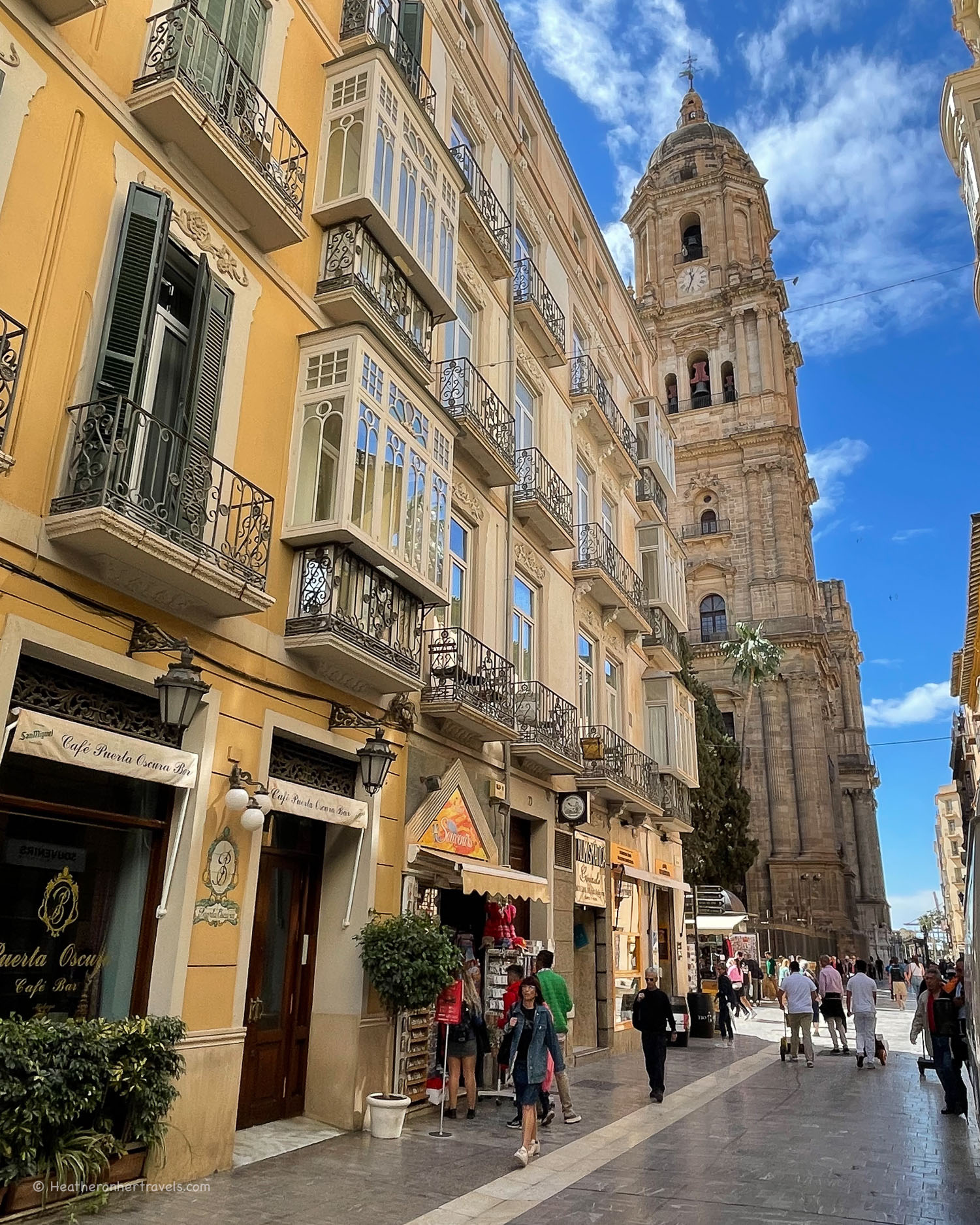 Old Town Malaga Spain &copy; Heatheronhertravels.com