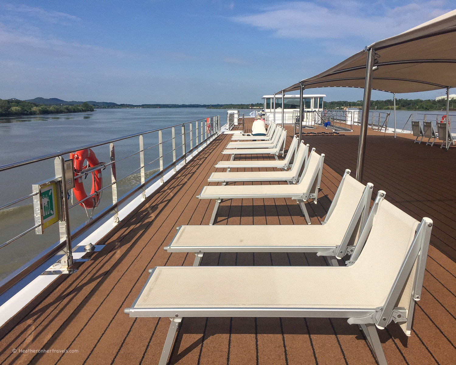 Relax on a European river cruise &copy; Heatheronhertravels.com