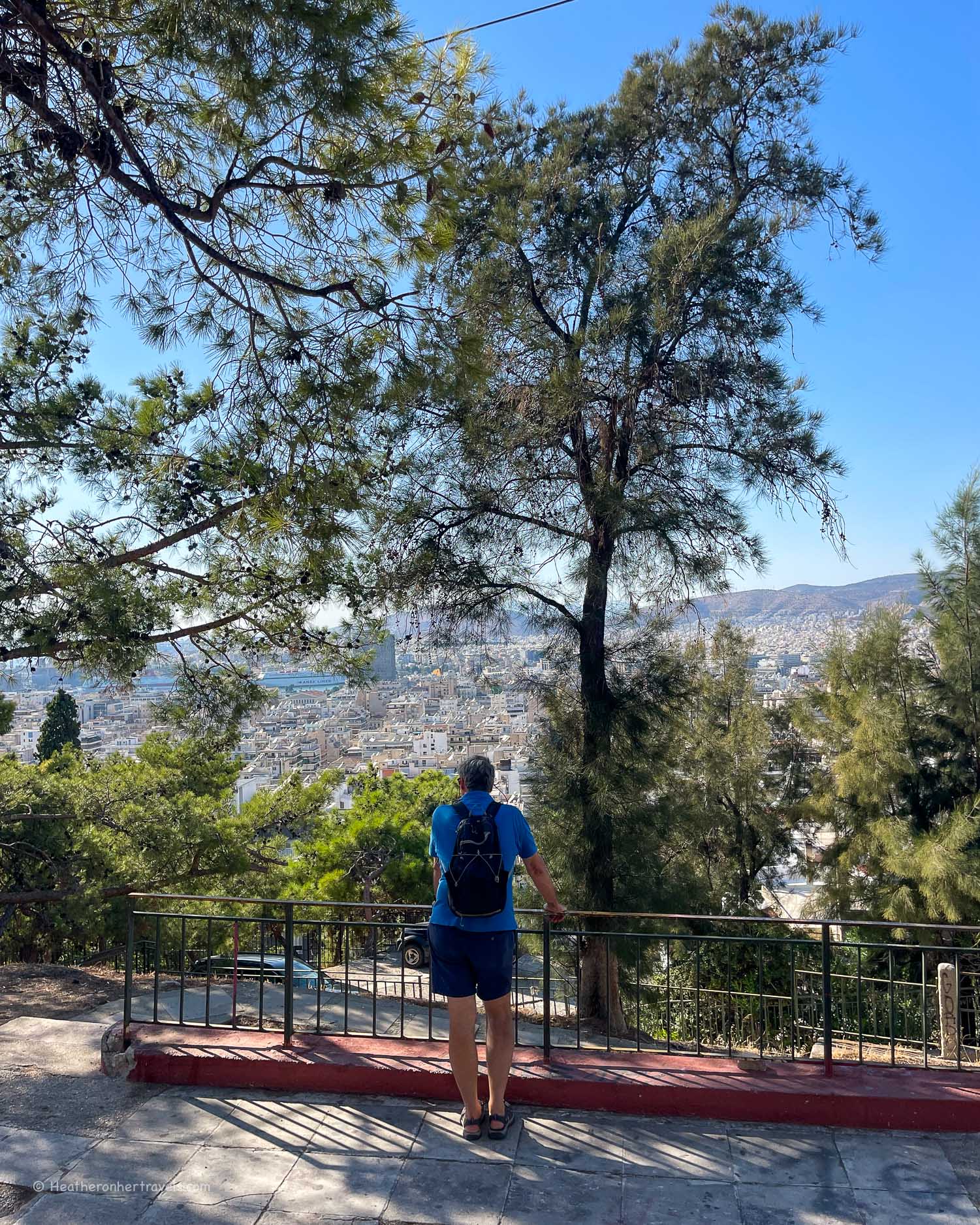 View from Kastella over Piraeus Greece &copy; Heatheronhertravels.com