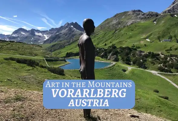 Antony Gormley sculpture in Lech, Vorarlberg